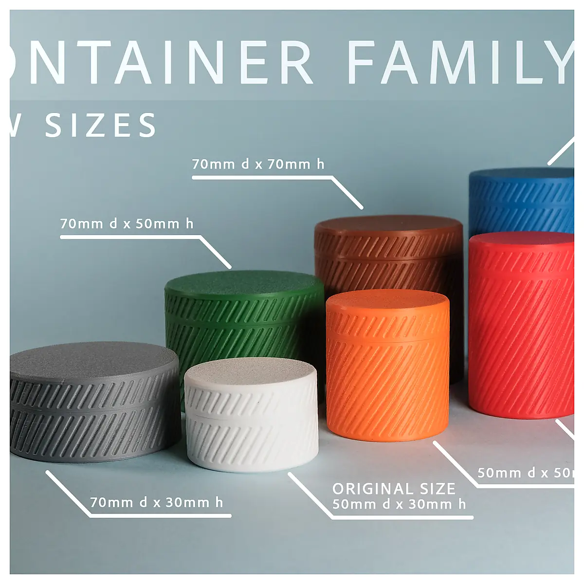 Portable Container Set Parts Repair Replacement Container Accessories Versatile