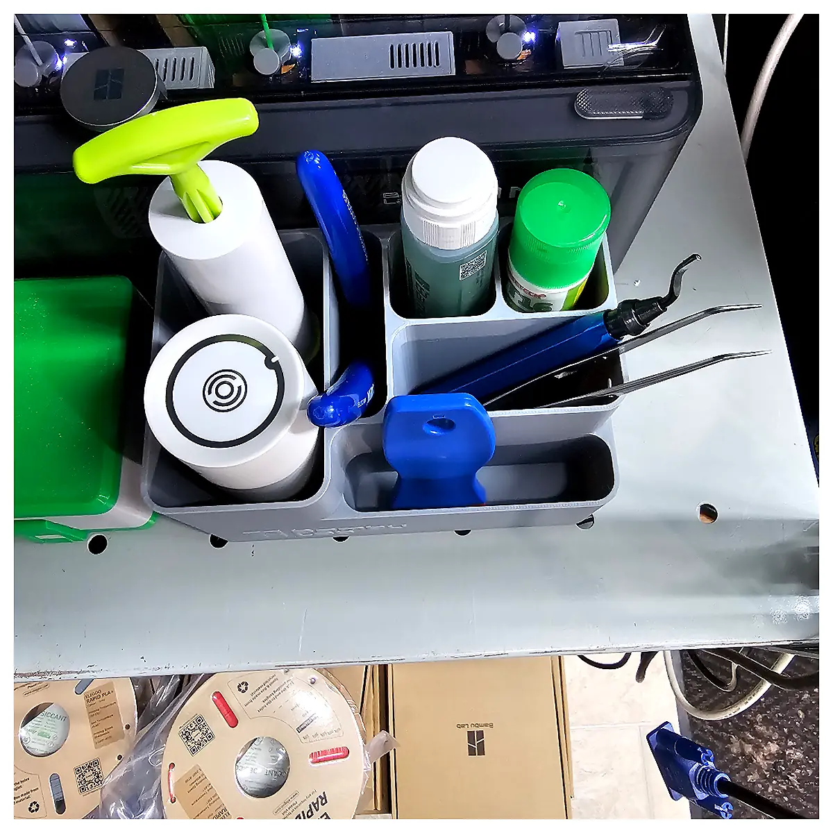 Multi Tool Organizer Parts Repair Storage Box Tool Case Storage Solutions