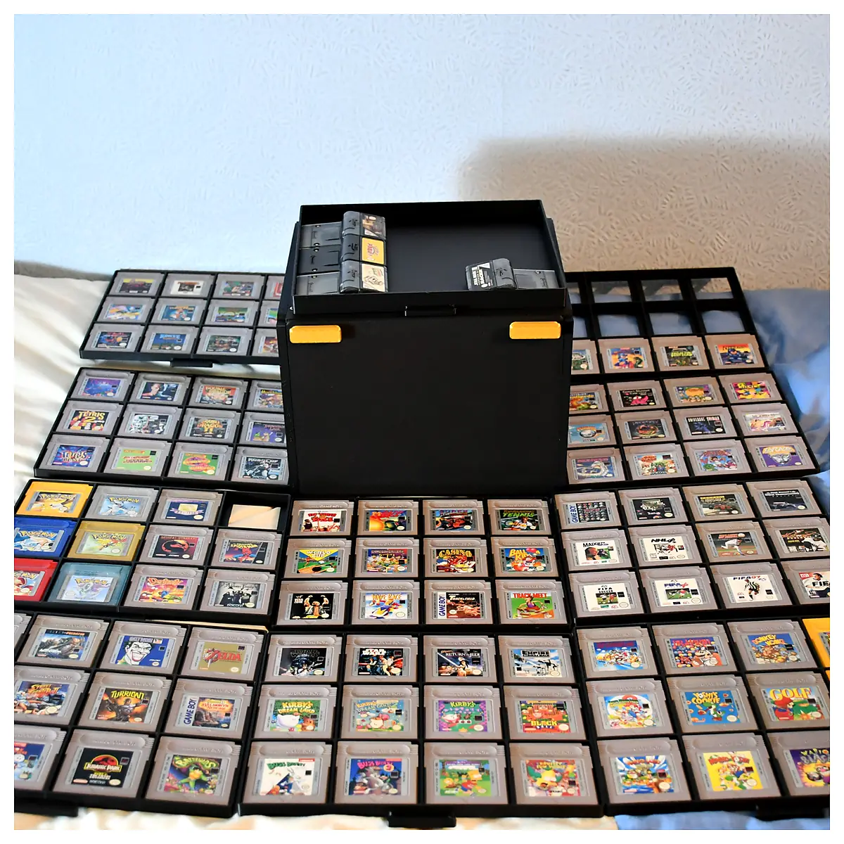 Game Cartridge Storage Chest Universal Archive Storage Game Collection Protection Parts