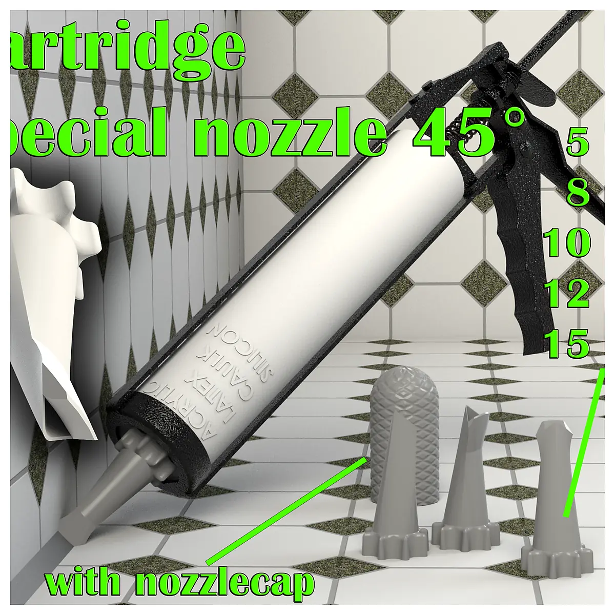 Nozzle Accessories 45mm 5 15mm Universal Spray Nozzle Parts Repair