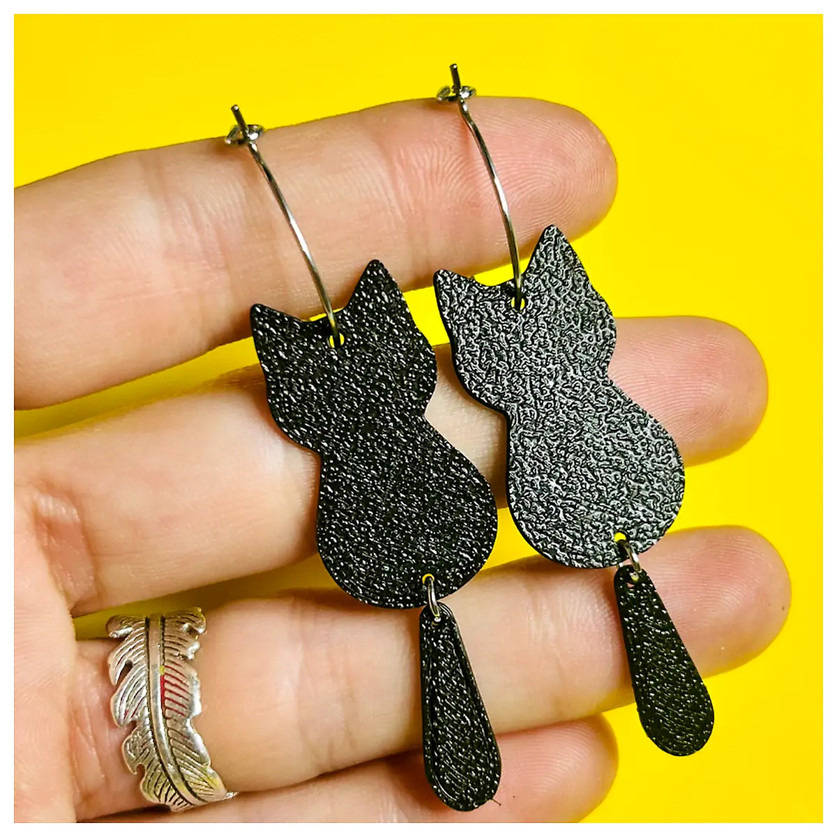 Cat Earrings Wholesale Retail Jewelry Accessories Trendy Simple Cat Ears Kitten Earrings Fashion Jewelry