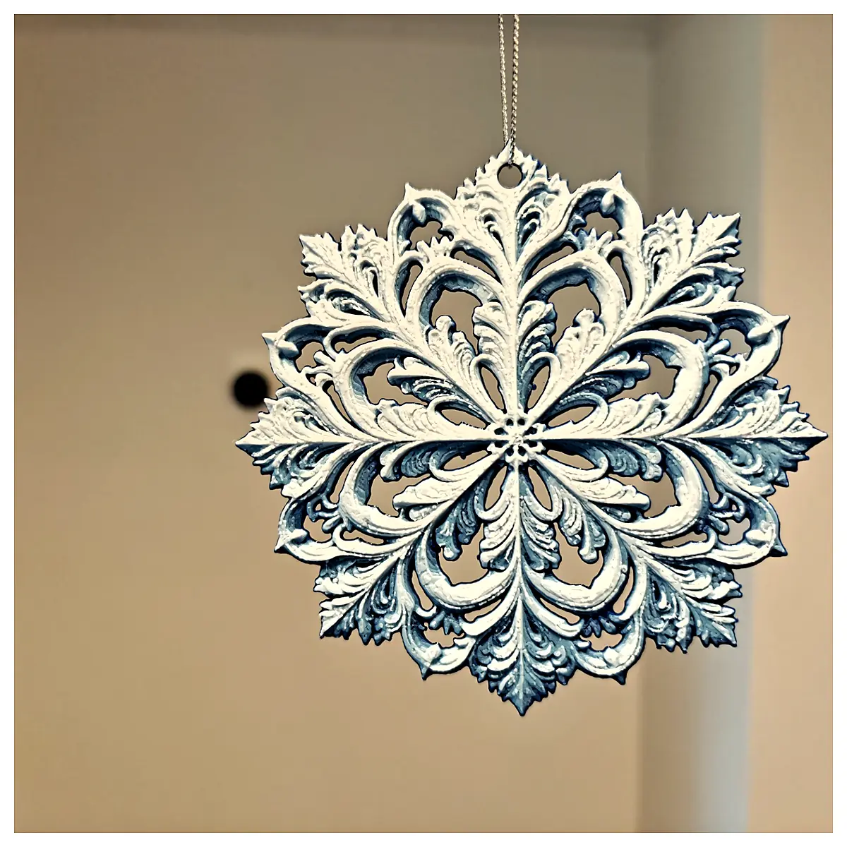 Snowflake Ornament Style 7 Festive Decor Parts Christmas Decorations Repair Accessories Replacement