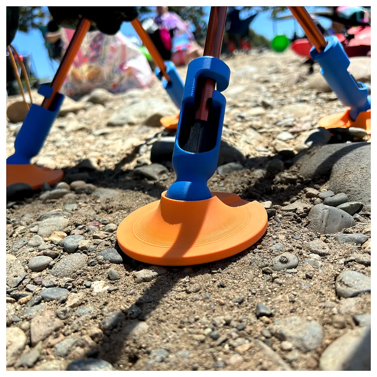 Backpacking Chair Adaptor Prevent Sinking Support Outdoor Camping Chair Accessories Multi Function Support System