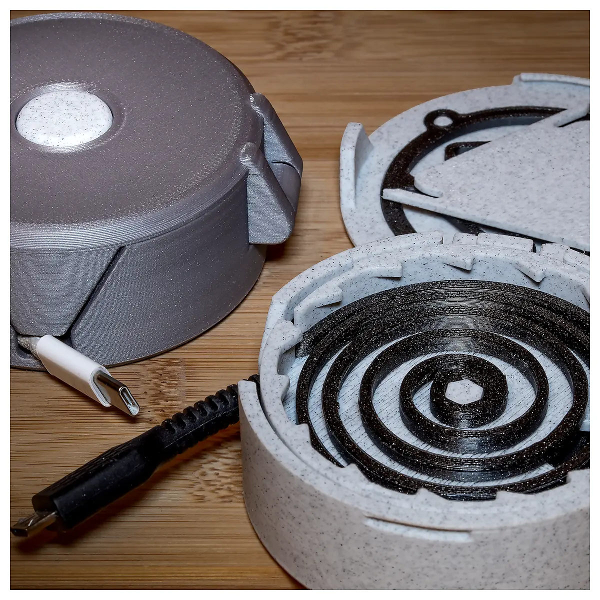 Retractable Cable Organizer Stop Function Cable Management Cable Storage Parts Repair