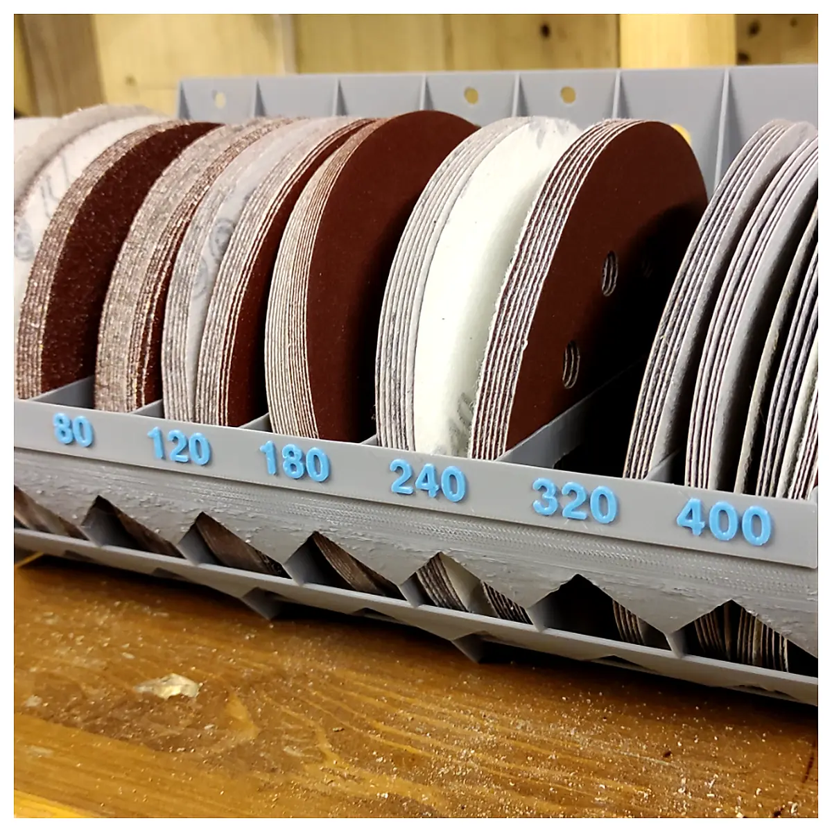 Sanding Disc Holder Organizer 125mm 150mm Multi Tool Accessories Sanding Disc Holder System