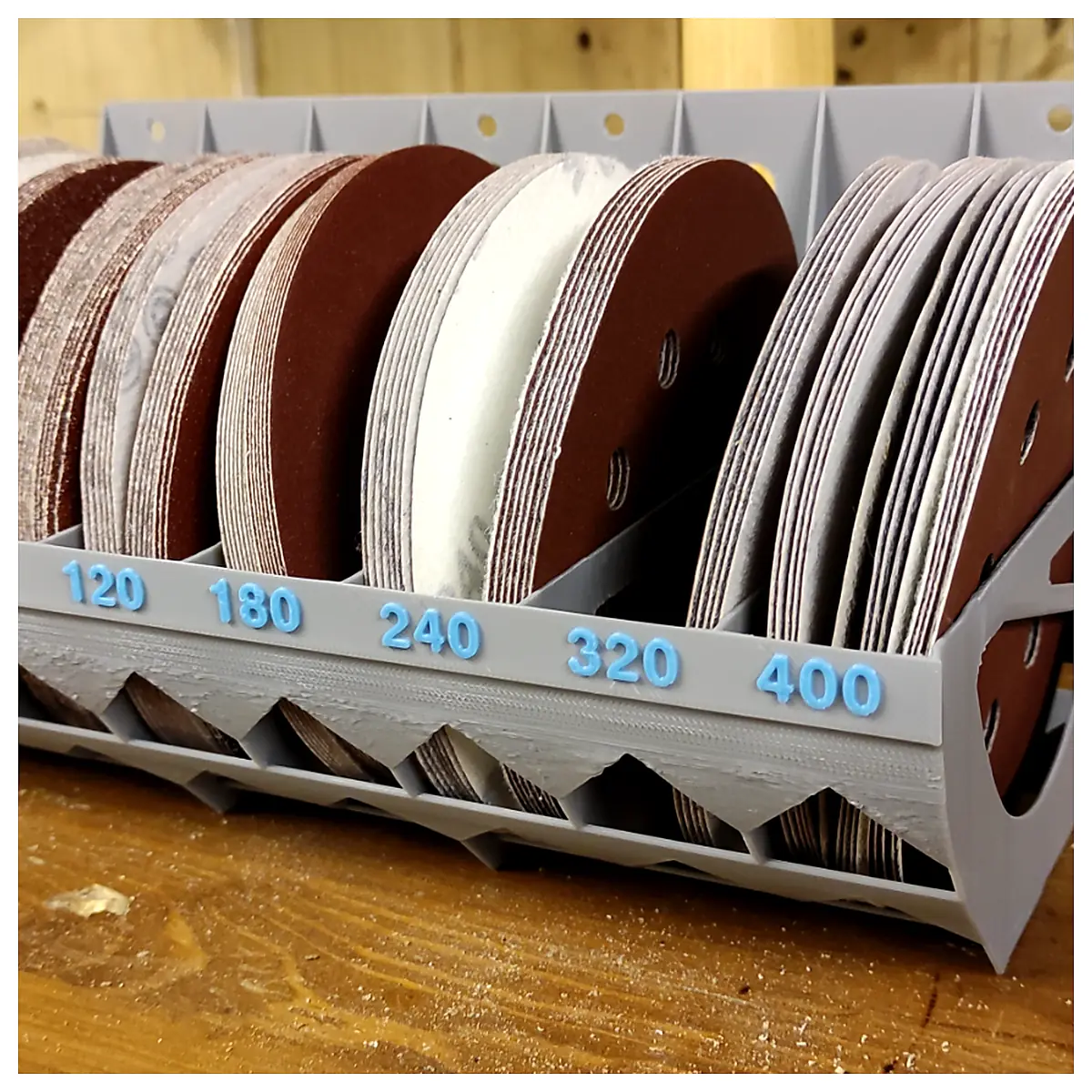 Sanding Disc Holder Organizer 125mm 150mm Multi Tool Accessories Sanding Disc Holder System