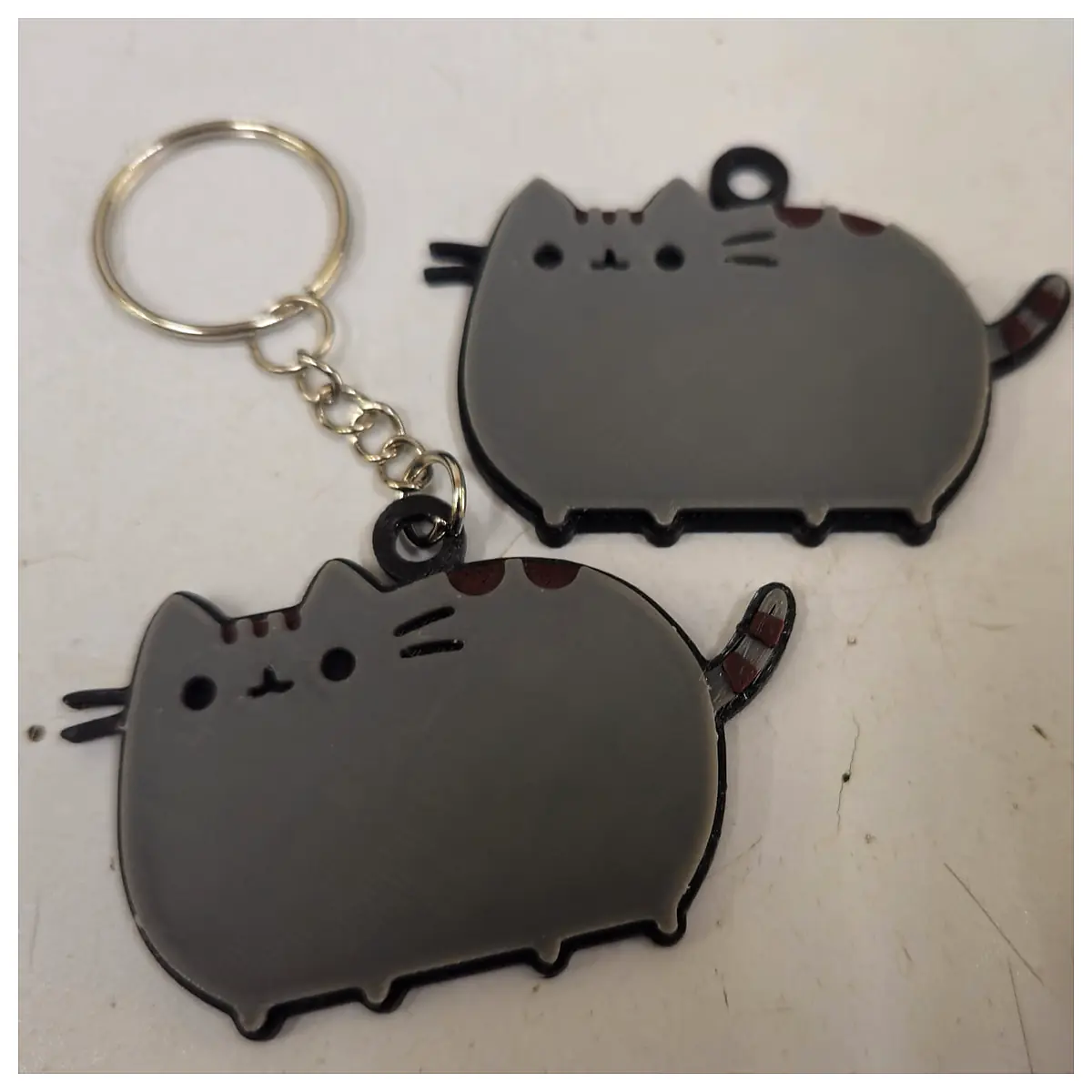 Pusheen Keychain Repair Parts Replacement Compatible Car Keychain Accessories Universal Keychain Replacement