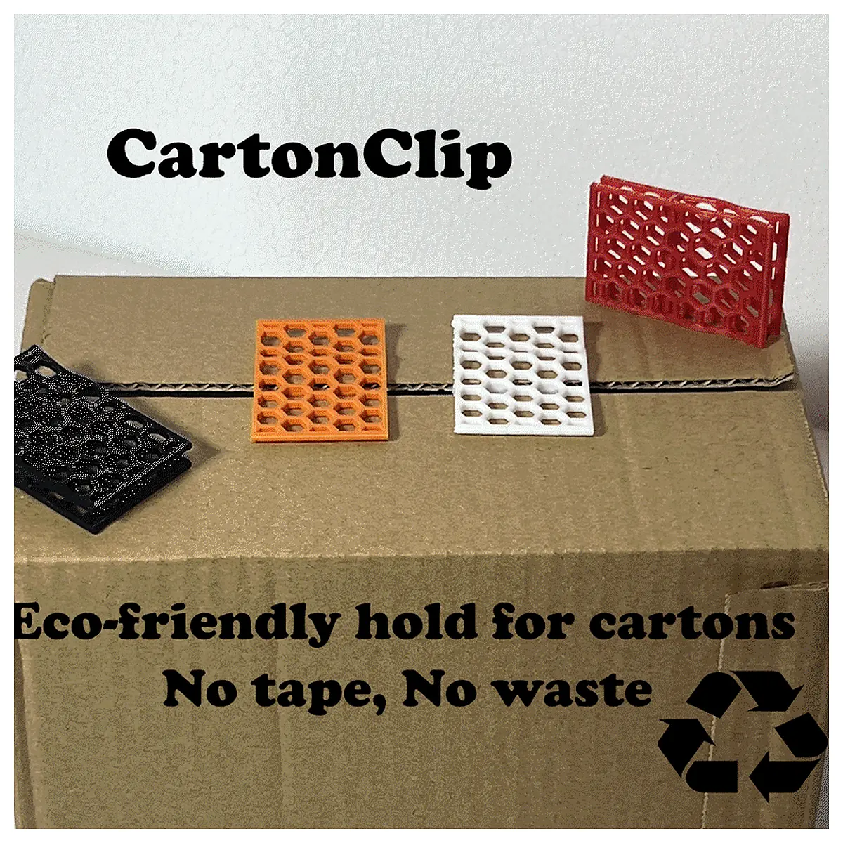 Carton Clip Eco Friendly Carton Holder Cardboard Box Organizer Carton Securing Clip Easy Carton Grip