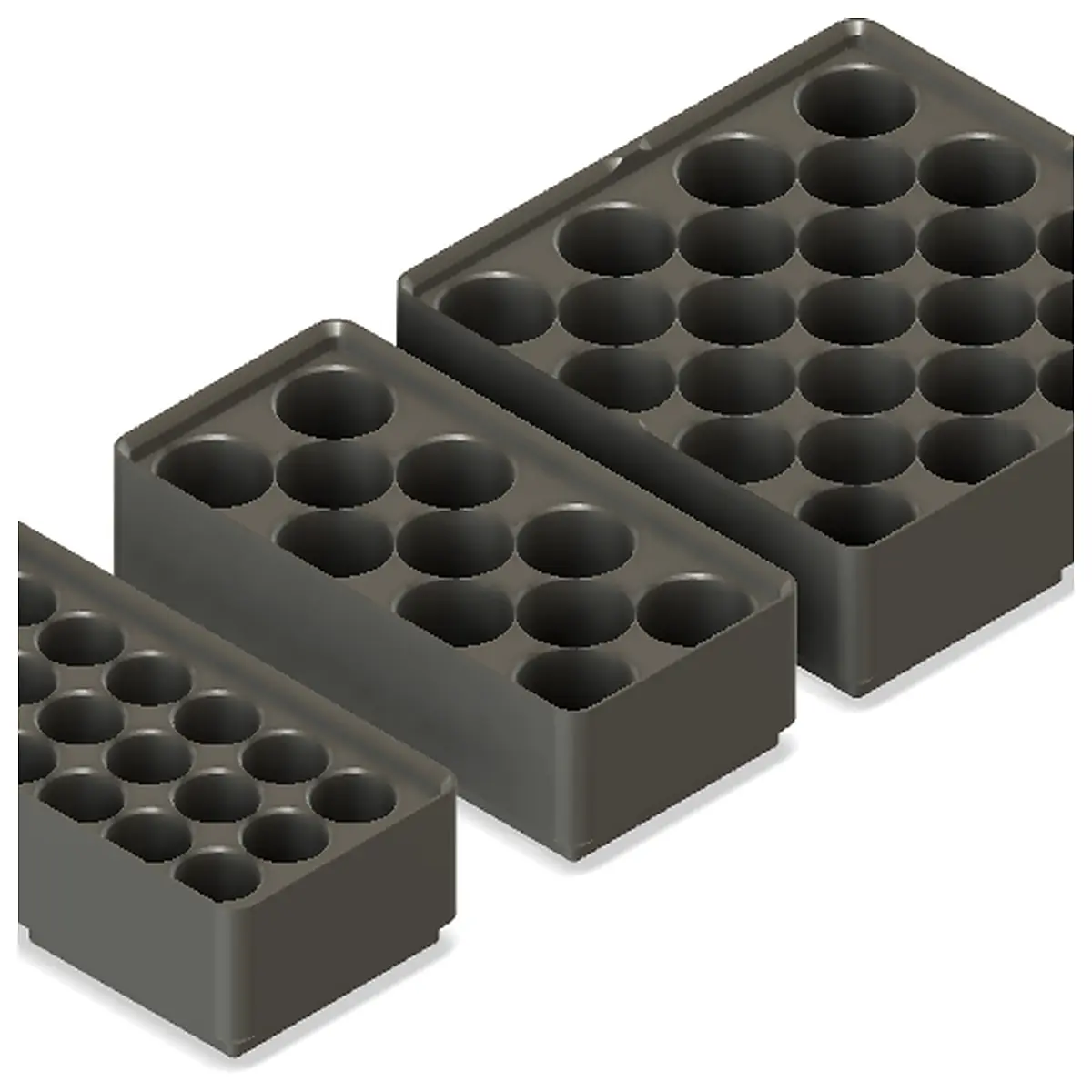 Gridfinity Battery Holder 11 25 AA 18 AAA Battery Clips Storage Organizer Parts Repair Universal