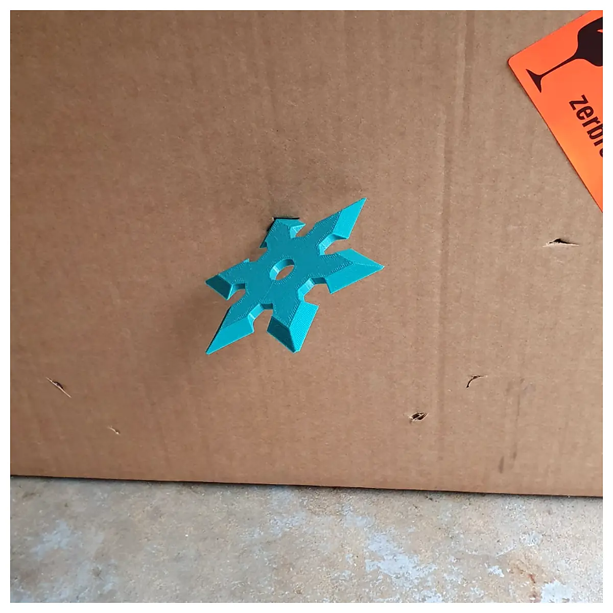 Ninja Star Shuriken Box Opener Tool Knife Multi Function Box Opener Gift Box Unboxing Knife Blades