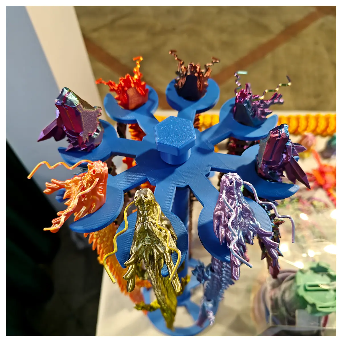 Dragon Display Stand 45cm Figure Decoration Dragon Toy Stand Display Stand Dragon Figure Holder