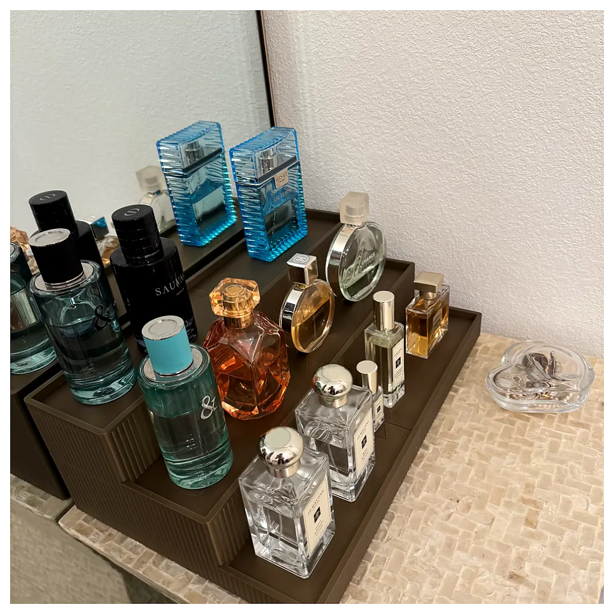 Perfume Set 3 Tier Spray Diffuser Fragrance Atomizer Replenishment Supply Stock