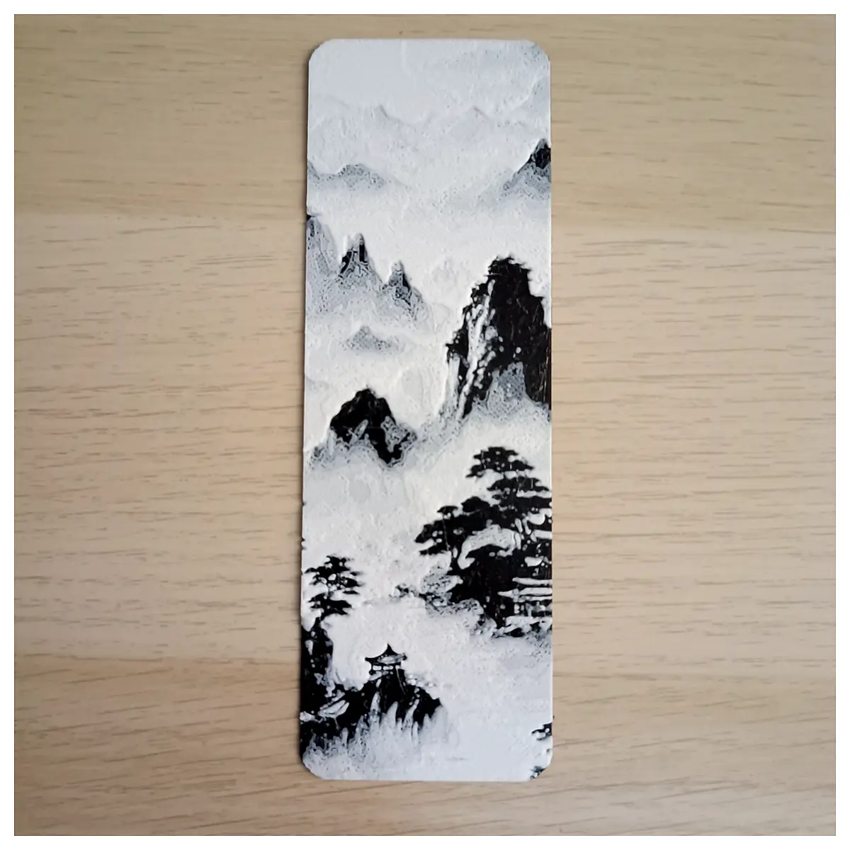 Japanese Landscape Bookmark Scenic Bookmark Desktop Decoration Souvenir Handicraft Gift