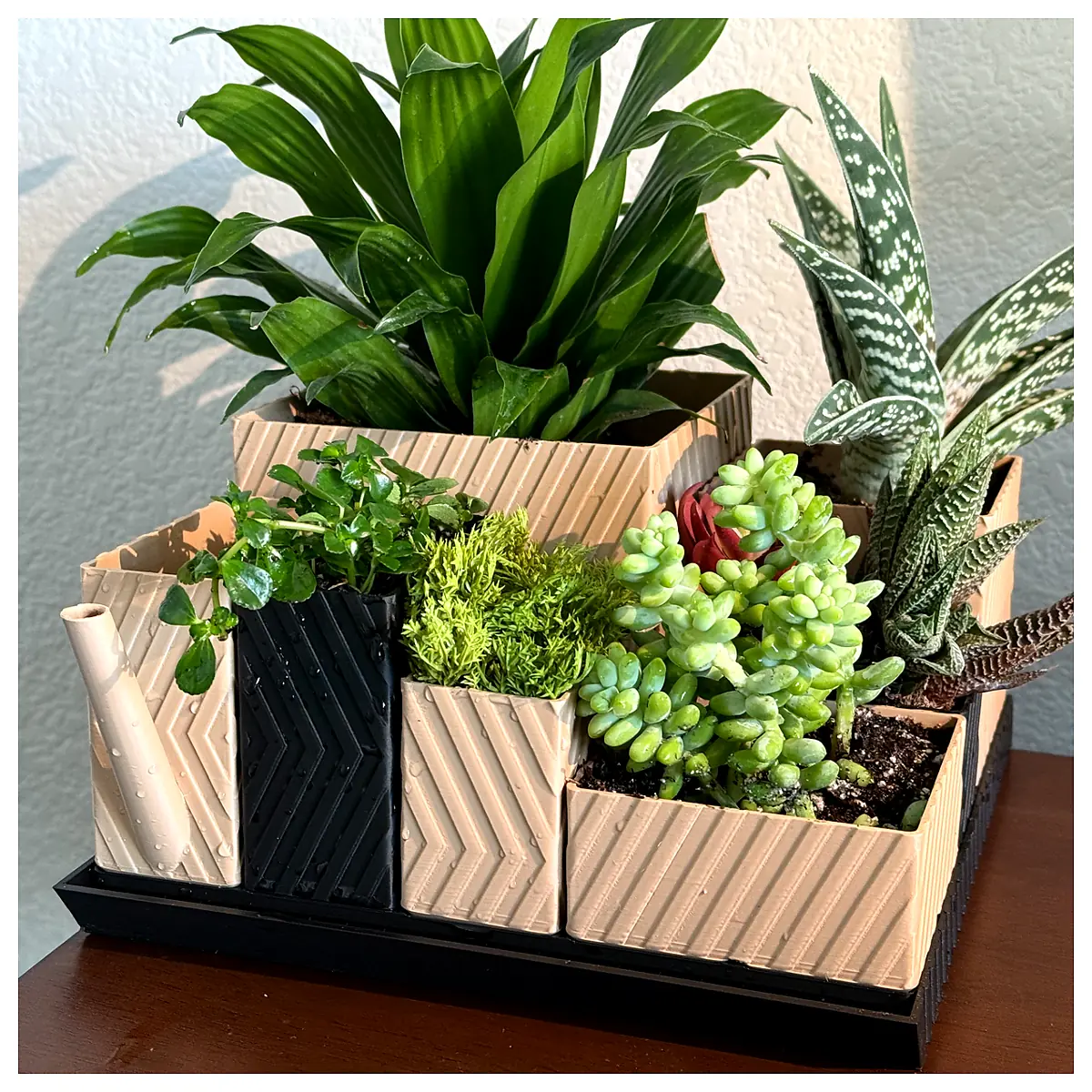 Gridfinity Modular Planter System Storage Shelves Organization Desk Storage Multi Grid Planters Parts