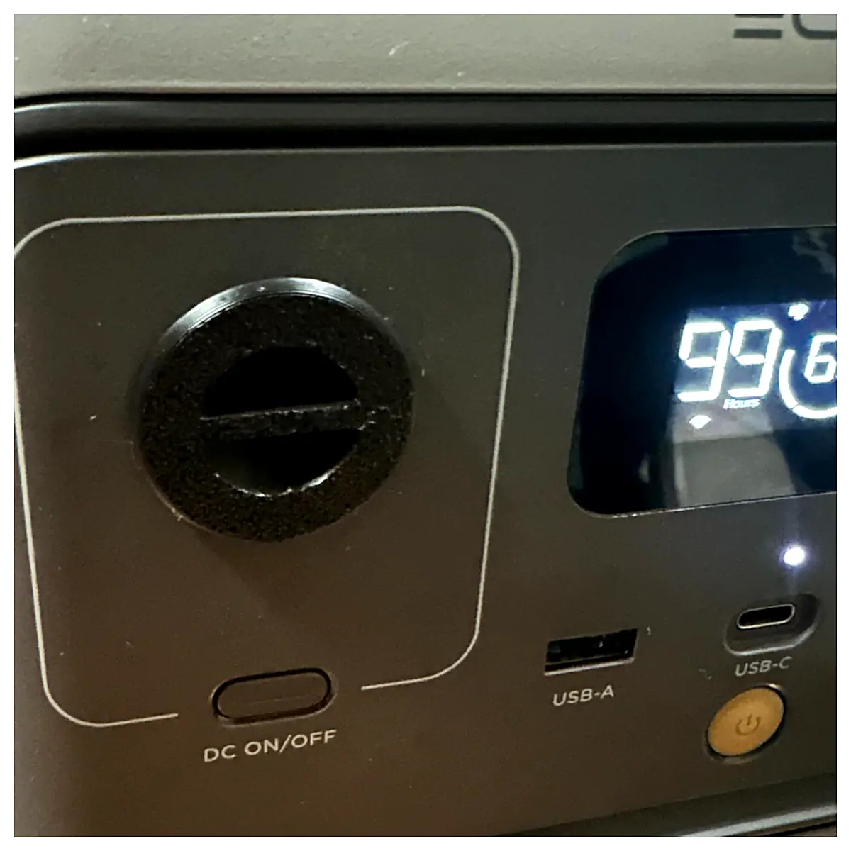 12V DC Cover for ECOFLOW Battery Housing Protector Adapter Accessories Compatibility Charger Emergency Power