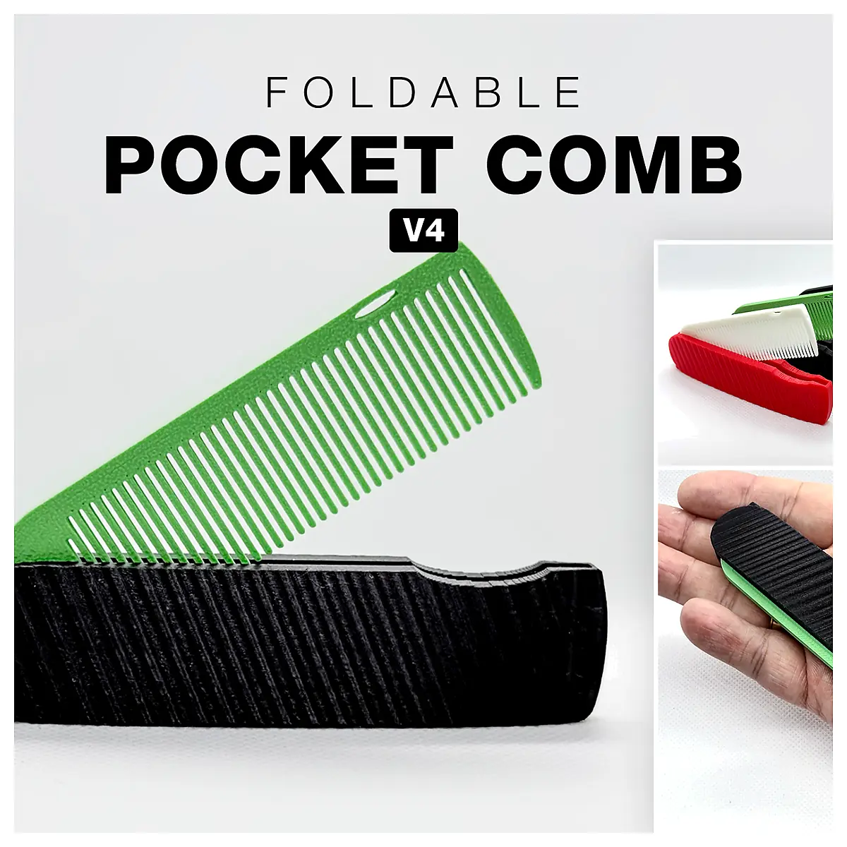 Foldable Pocket Comb Hair Brush Mini Portable Comb Styling Tool Hair Care Accessories Grooming