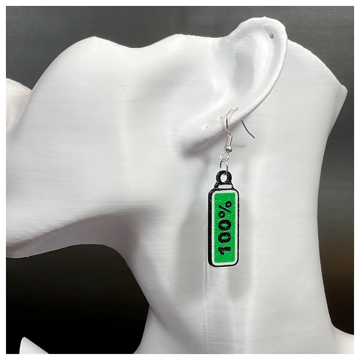 100 Battery Earrings Women s Ear Studs Battery Earrings Battery Parts Battery Repair Battery Replacement