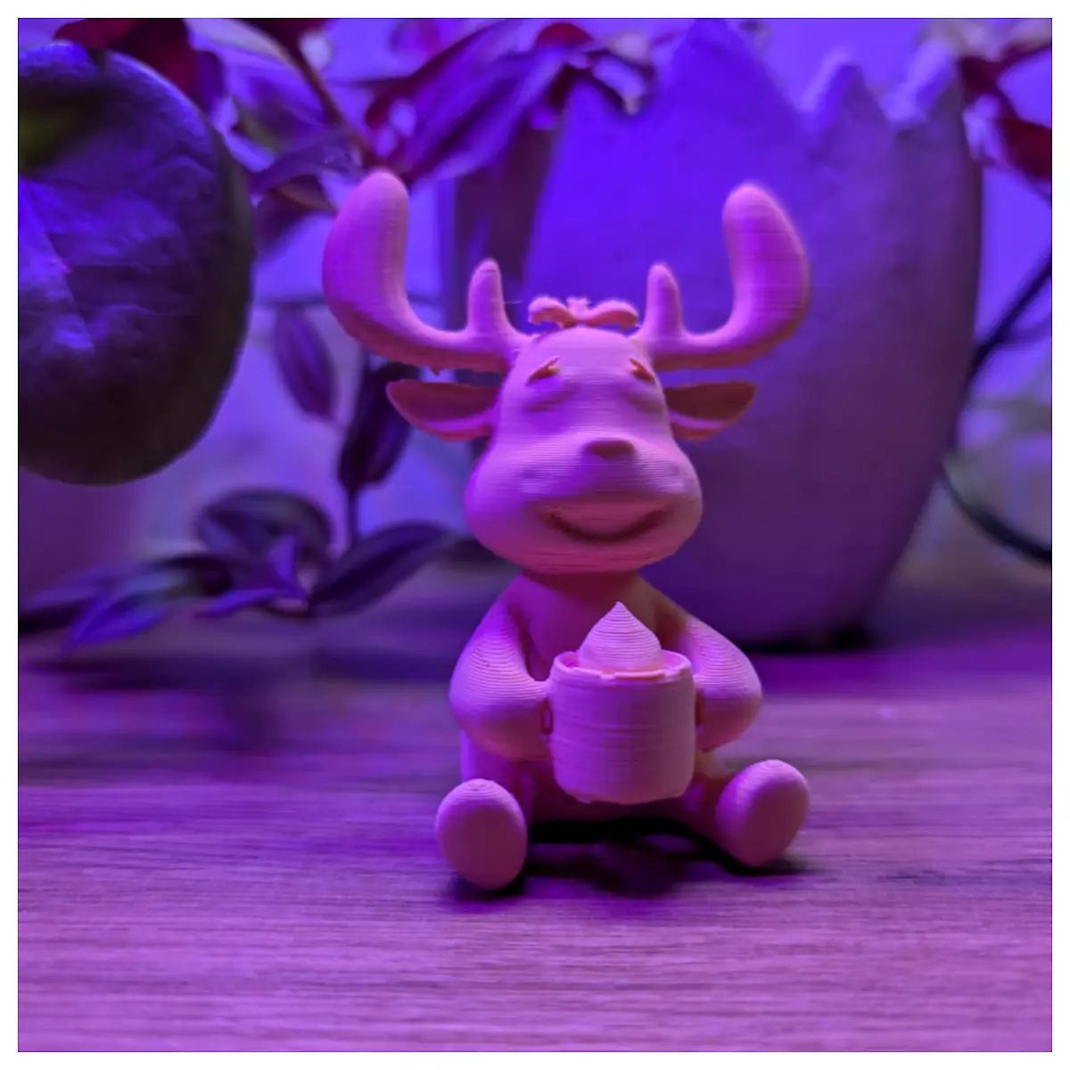 Festive Moose Decoration Christmas Tree Accessories Holiday Decor Antler Ornament Festive Figurine Christmas Gift for Home Decor