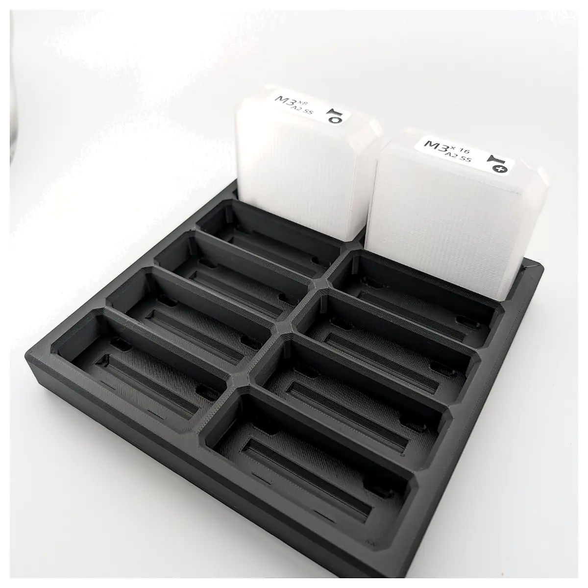 Gridfinity Bins Clamshell Parts Boxes Storage Organization System Multi Compartment Storage Solutions