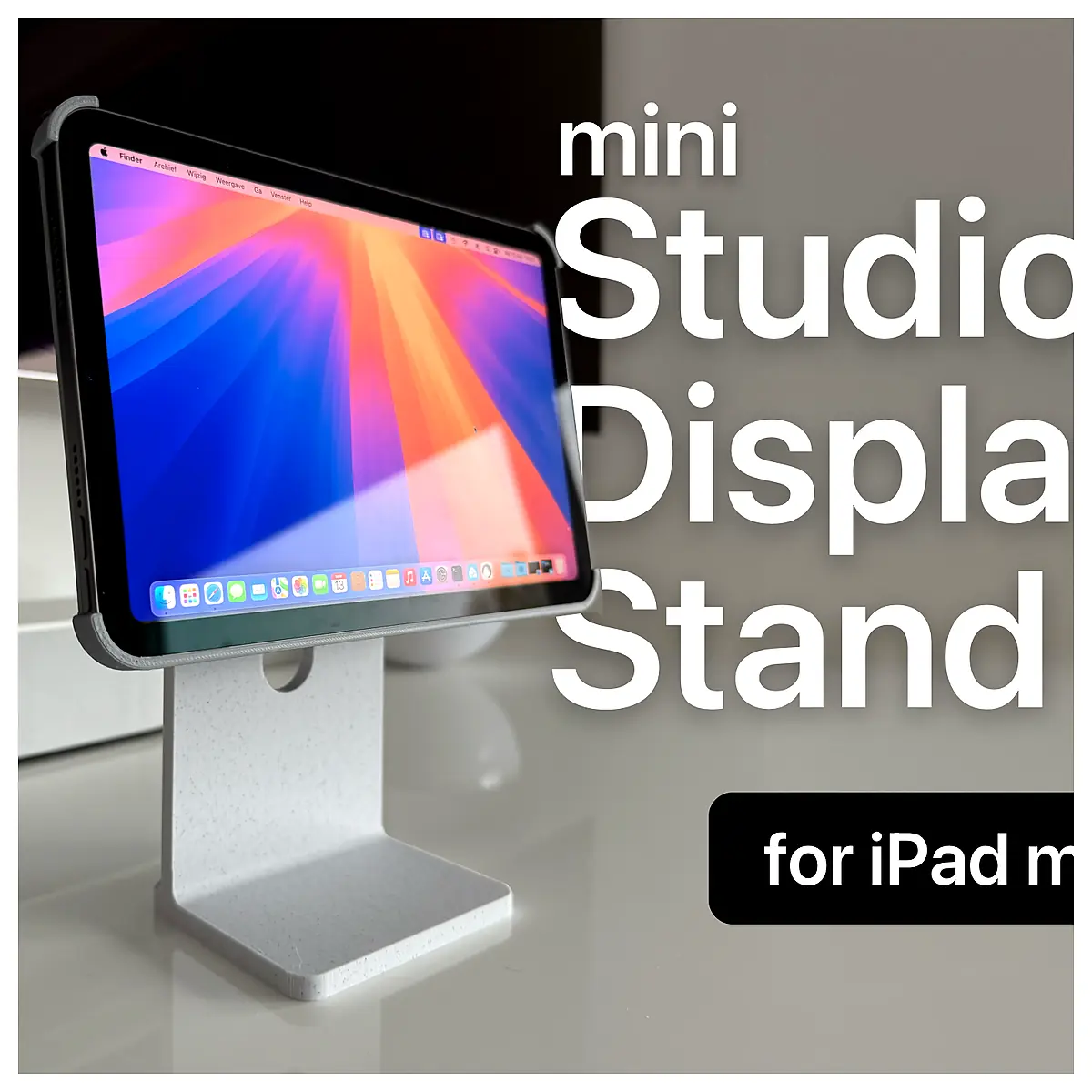 iPad mini Stand Desk Stand Adjustable Screen Holder Compatible Studio Display Universal Accessories