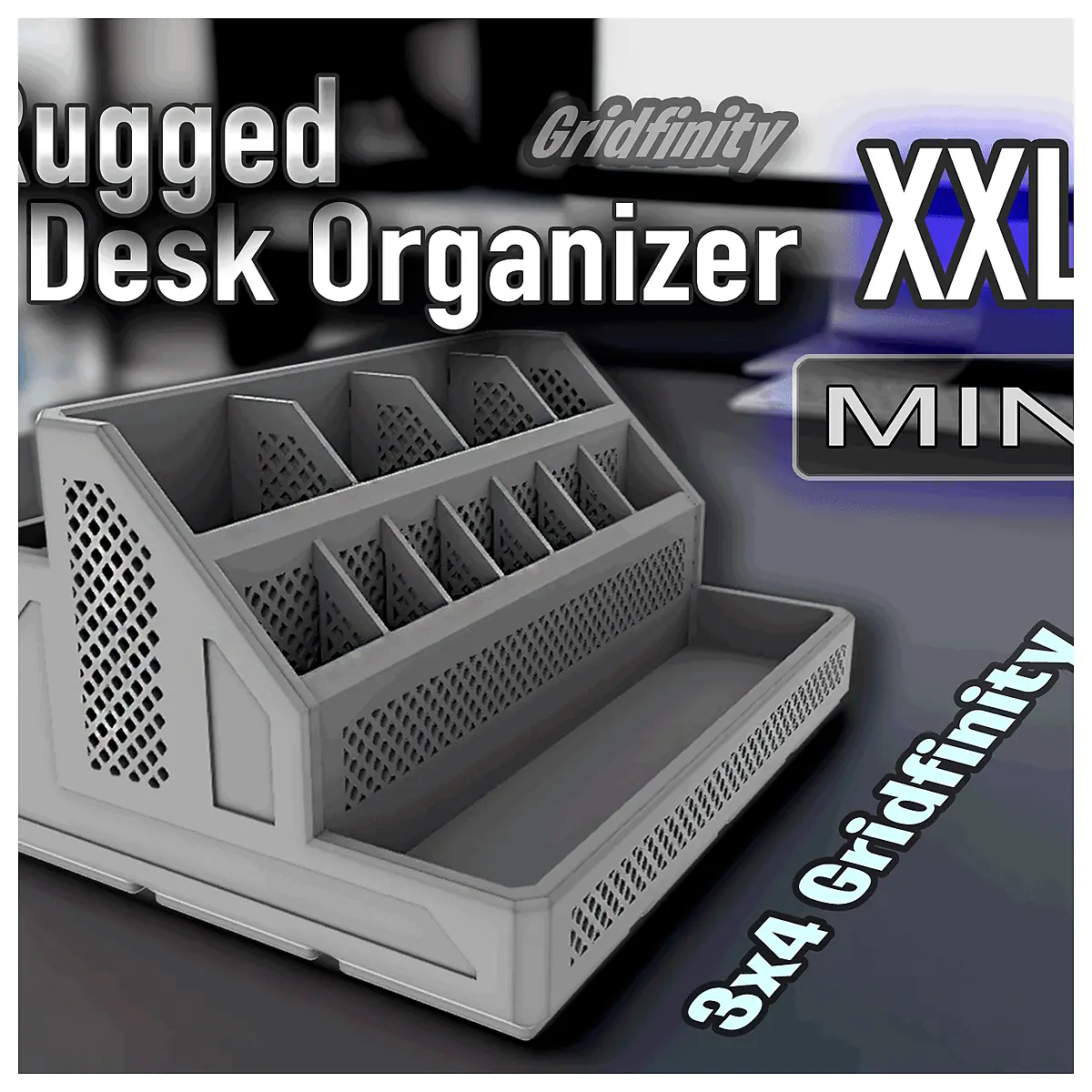 Mini Organizer Storage Boxes 3x4 4x4 Gridfinity System Parts Repair