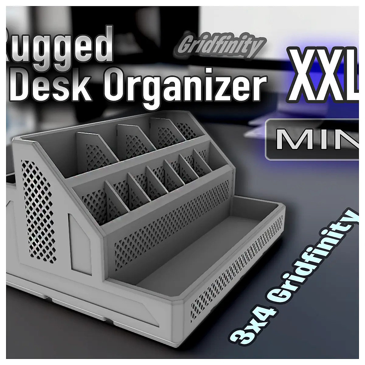 Mini Organizer Storage Boxes 3x4 4x4 Gridfinity System Parts Repair