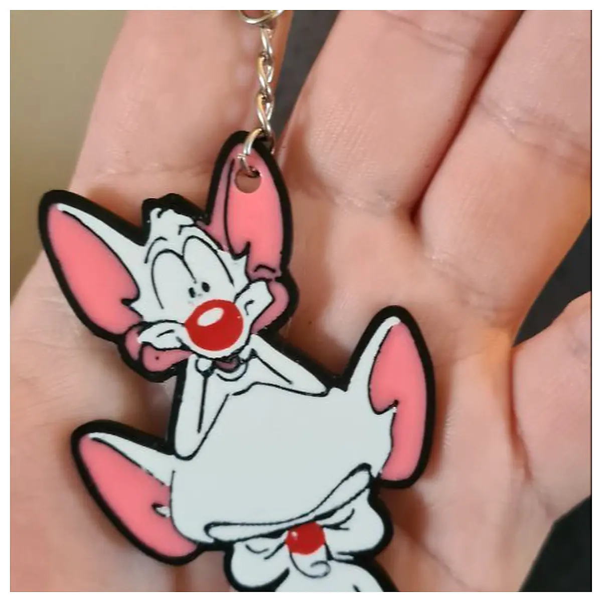 Pinky and the Brain Keychain Brain Toy Brain Control Smart Toy Creative Gift Brain Accessories