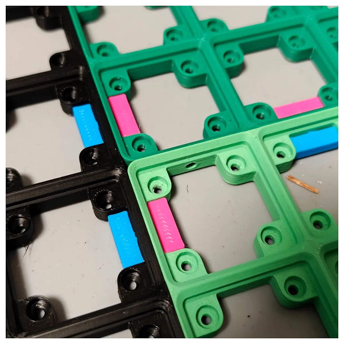 Gridfinity Base Connector Magnetic Clips Organization System Desk Storage Parts Accessories Repair