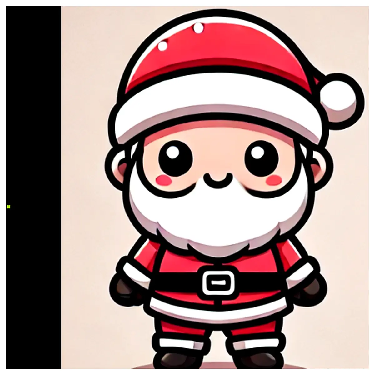 Santa Keychain Cute Holiday Decoration Christmas Gift Accessory Festive Ornament Christmas Keyring