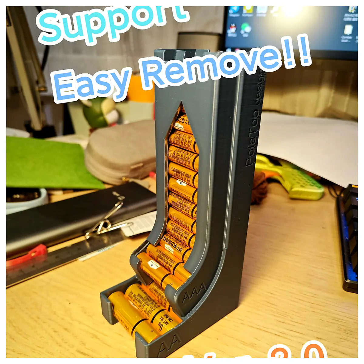 AAAA Battery Holder Easy Support Ver20 Battery Clip Parts Repair Support