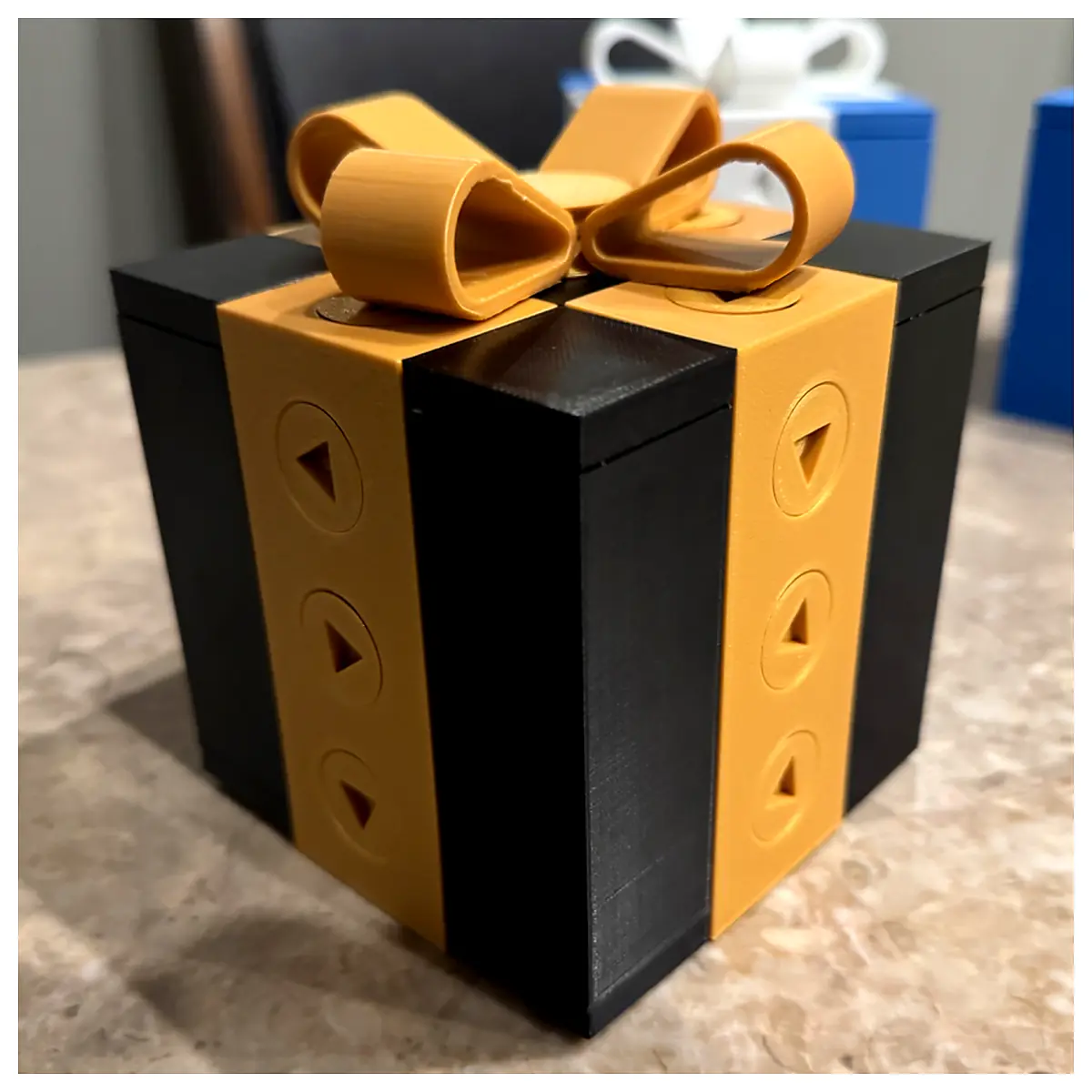 Gift Box Puzzle Toy Brain Teaser Puzzle Box Jigsaw Puzzle Game Fun Brain Teaser Toys