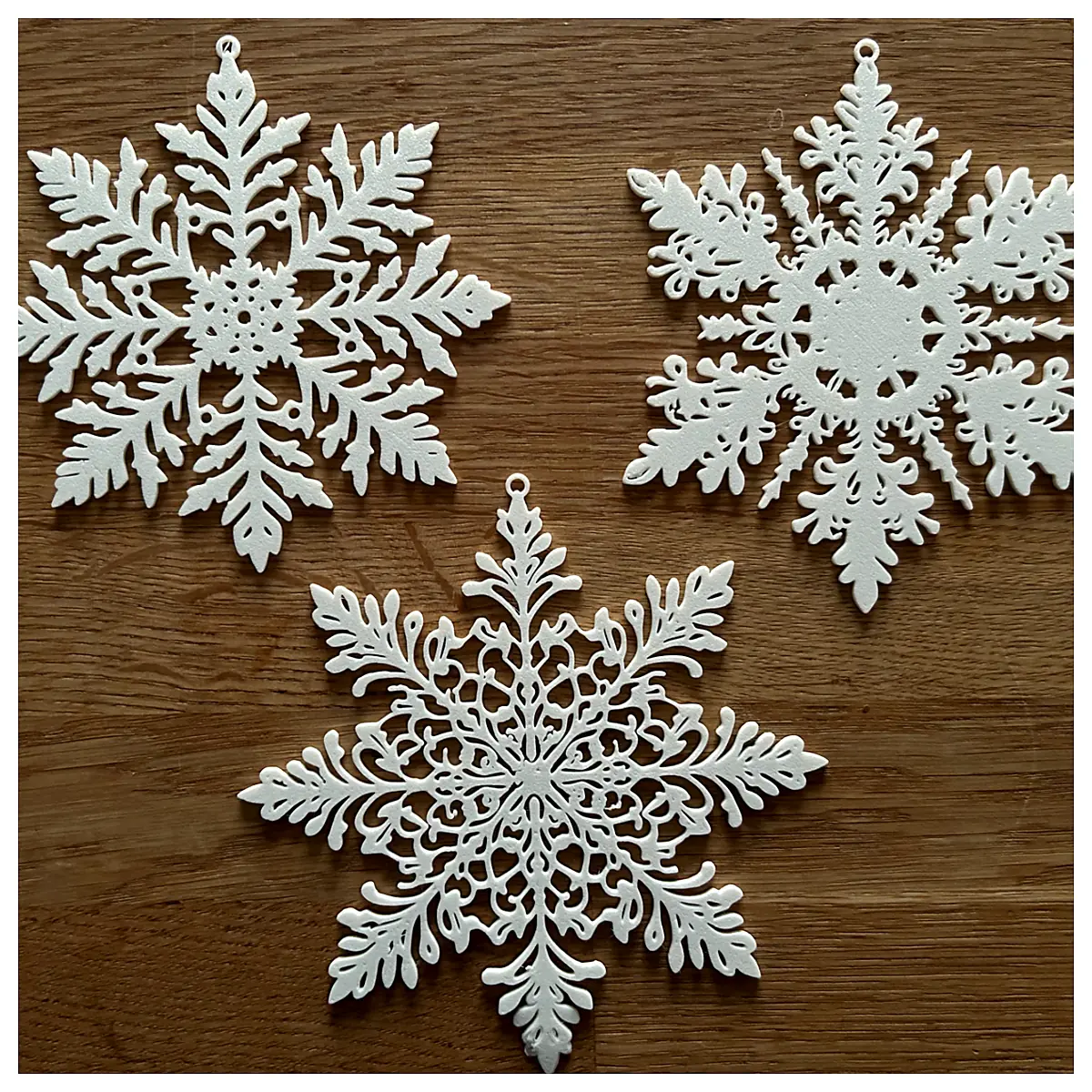 Snowflake Decorations Festive Decor Christmas Snowflakes Indoor D cor Ornament 2
