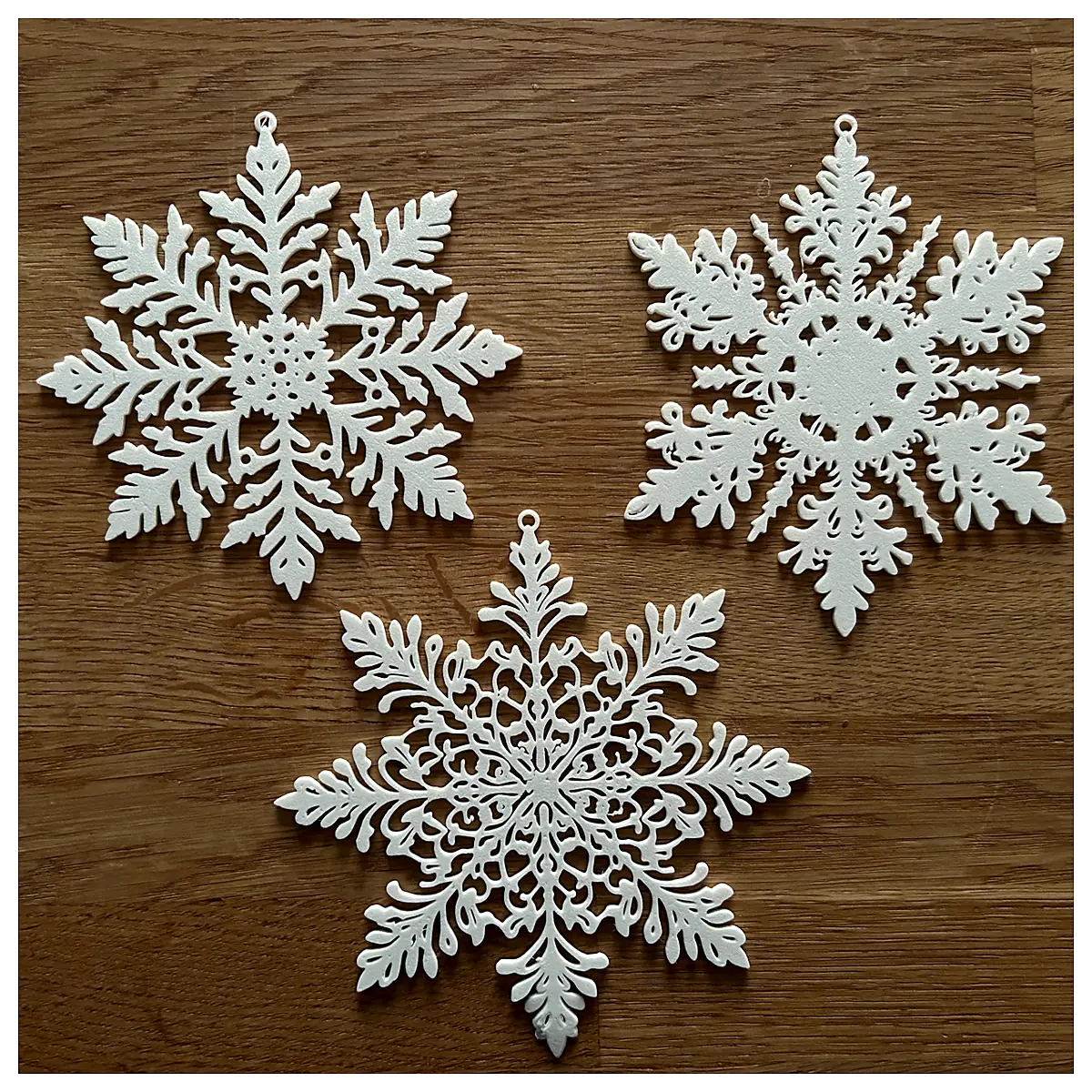 Snowflake Decorations Festive Decor Christmas Snowflakes Indoor D cor Ornament 2