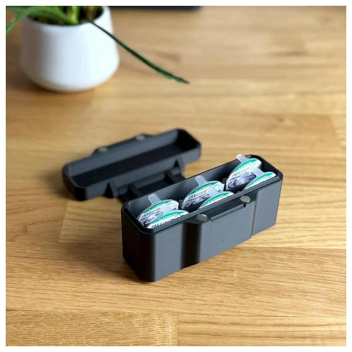 Magnetic Contact Lens Case Protection Storage Soft Lenses Lens Case Accessories