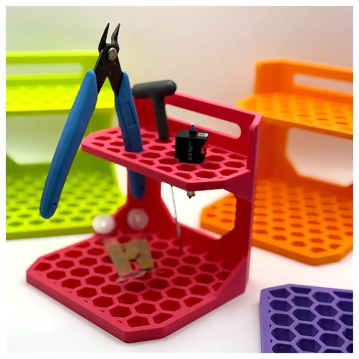 Universal Shelf Unit Tool Rack Half Storage Organizer Parts Kit Repair Accessories
