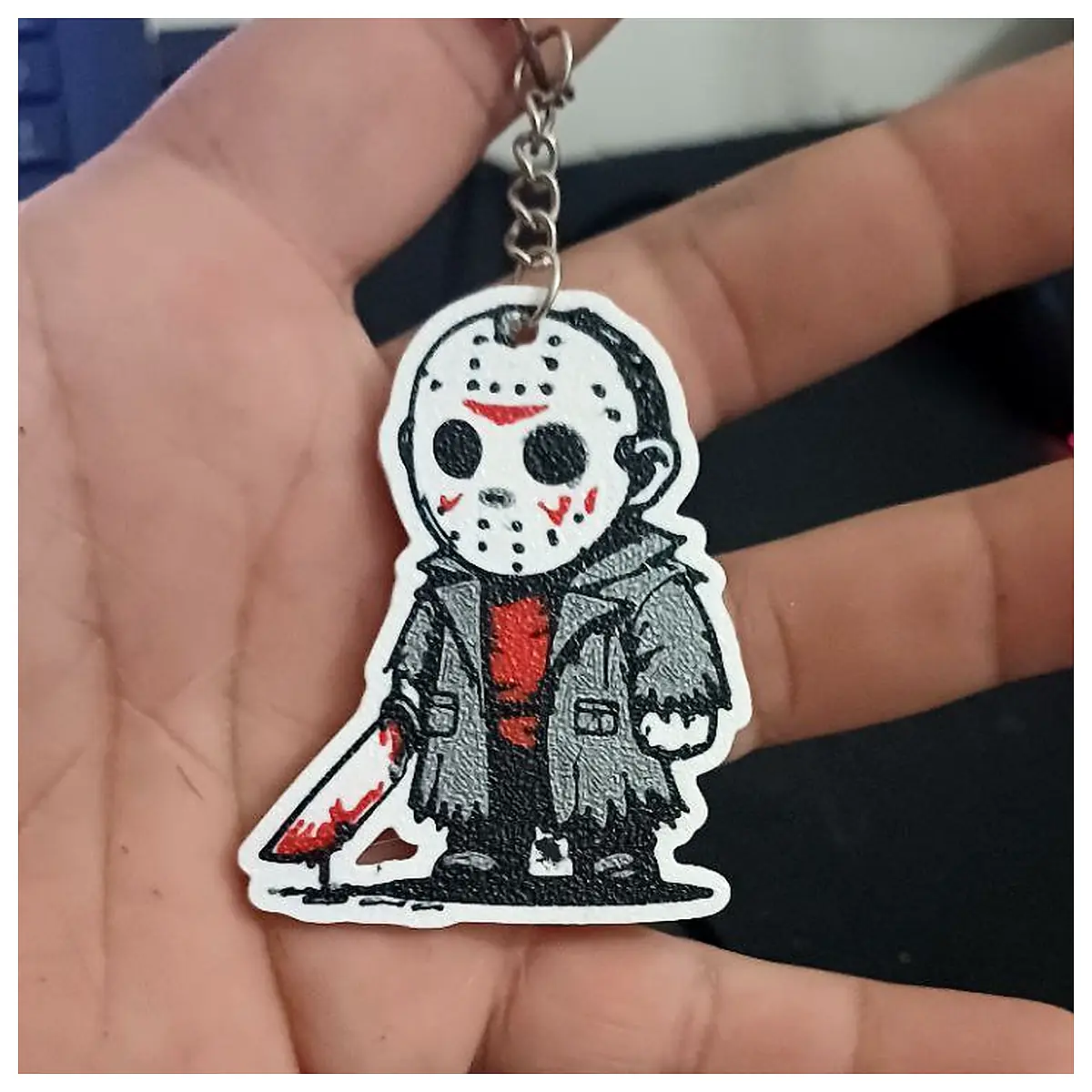 Keychain Pendants Memorial Gifts Jason Charms Keychains Decoration Key Accessories Personalized Gifts Personalized Keychain Pendant Memorial Gift Deco