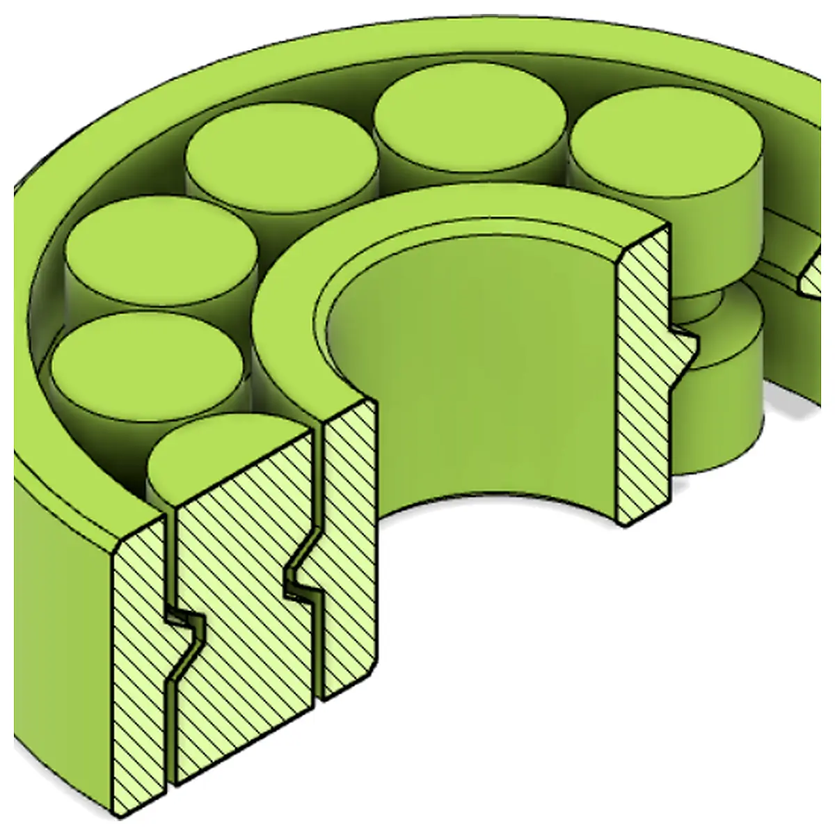 608 Bearing Print in Place Work Bearing Parts Replacement Repair Installation Bearing Maintenance Accessories