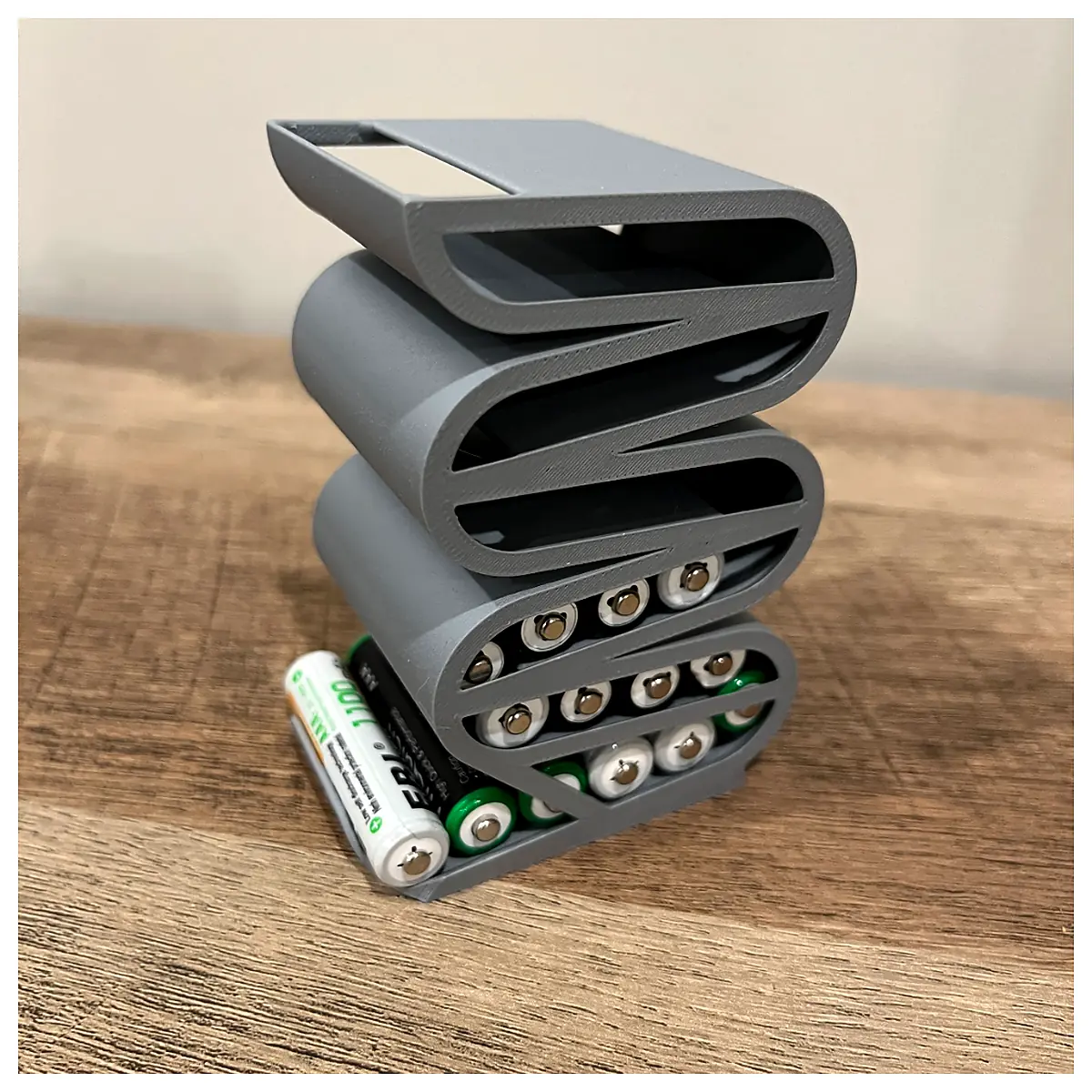 AA AAA Battery Dispenser Organizer Storage Charger Automatic Dispensing System Battery Holder Supply