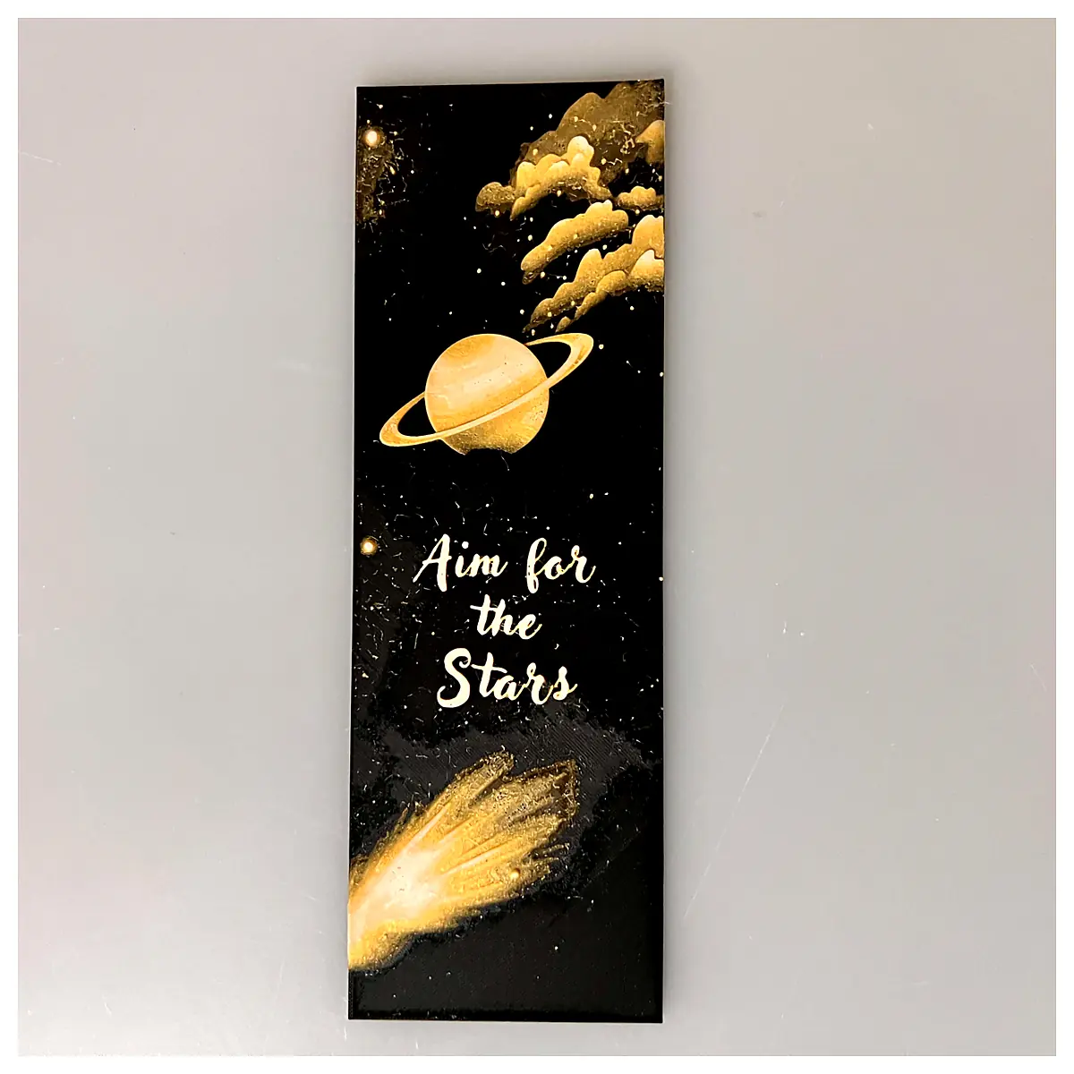 Aim for the Stars Bookmark Reading Accessory Book Decoration Reader Gift Study Aid Book Collection Reading Charm