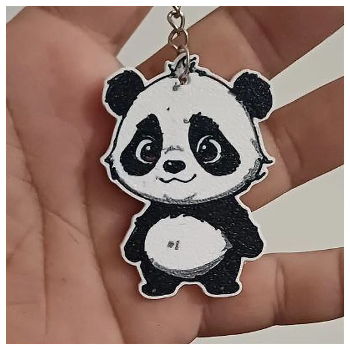 Panda Keychain Cute Animal Souvenir Gift Decoration Keyring Charms Panda Accessories