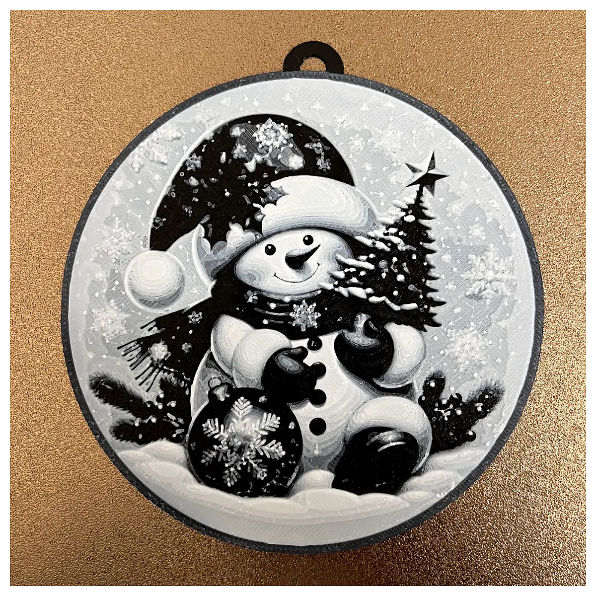 Christmas Snowman Ornament Festive Holiday Decor Snowflakes Gift Ornament Christmas Decoration Accessories