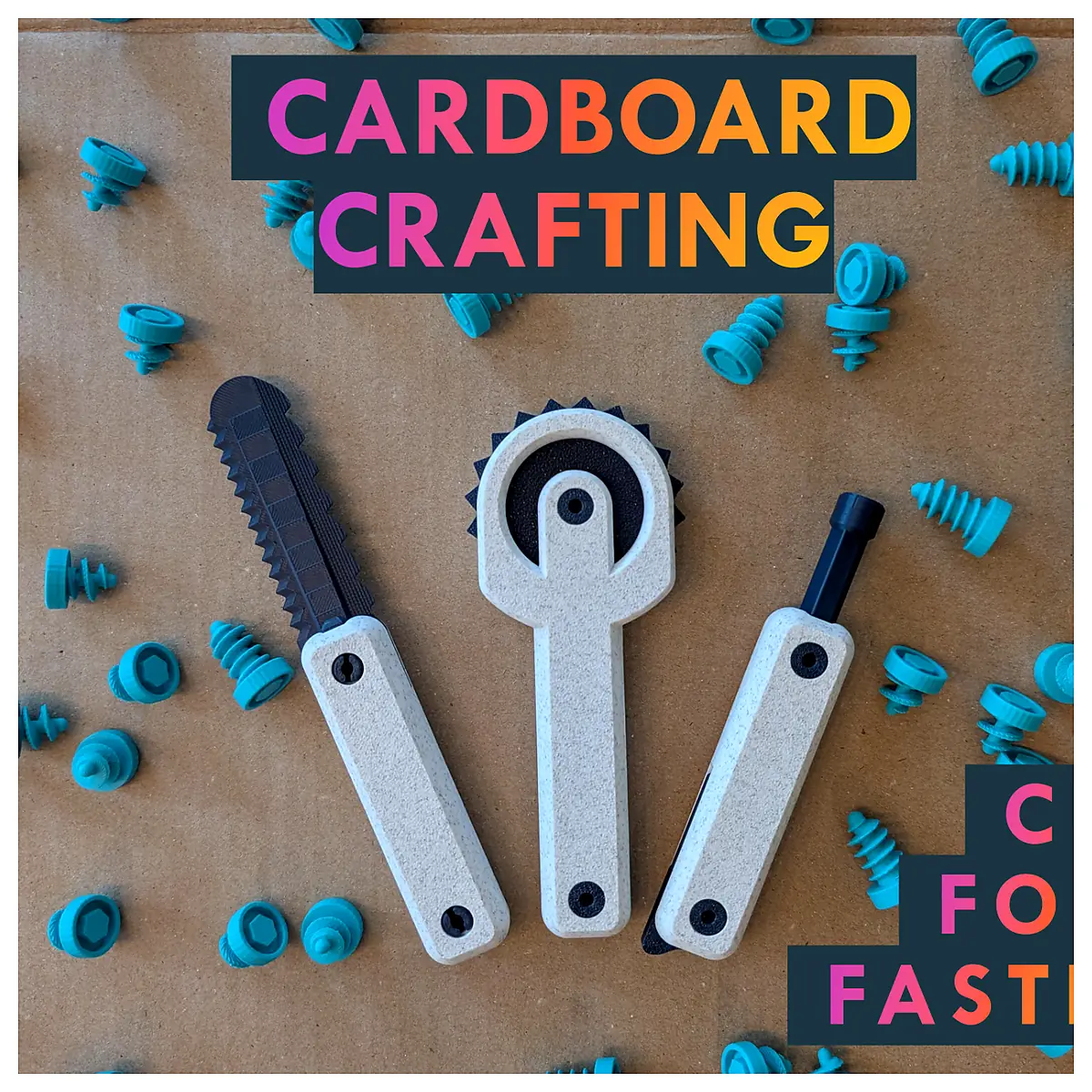 Cardboard Crafting Tools Set DIY Projects Kids Arts Crafts Supplies Cardboard s Model Making