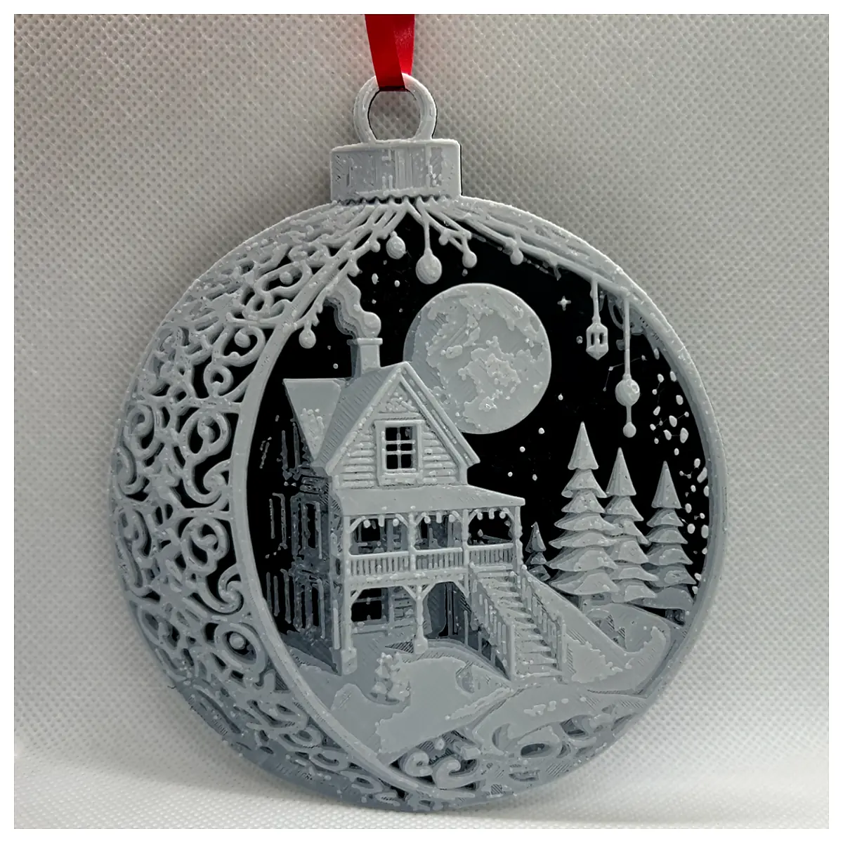 Christmas Bauble Decoration Ornament Sphere Hanging Ornament Festive Decoration Xmas Ball Ornament