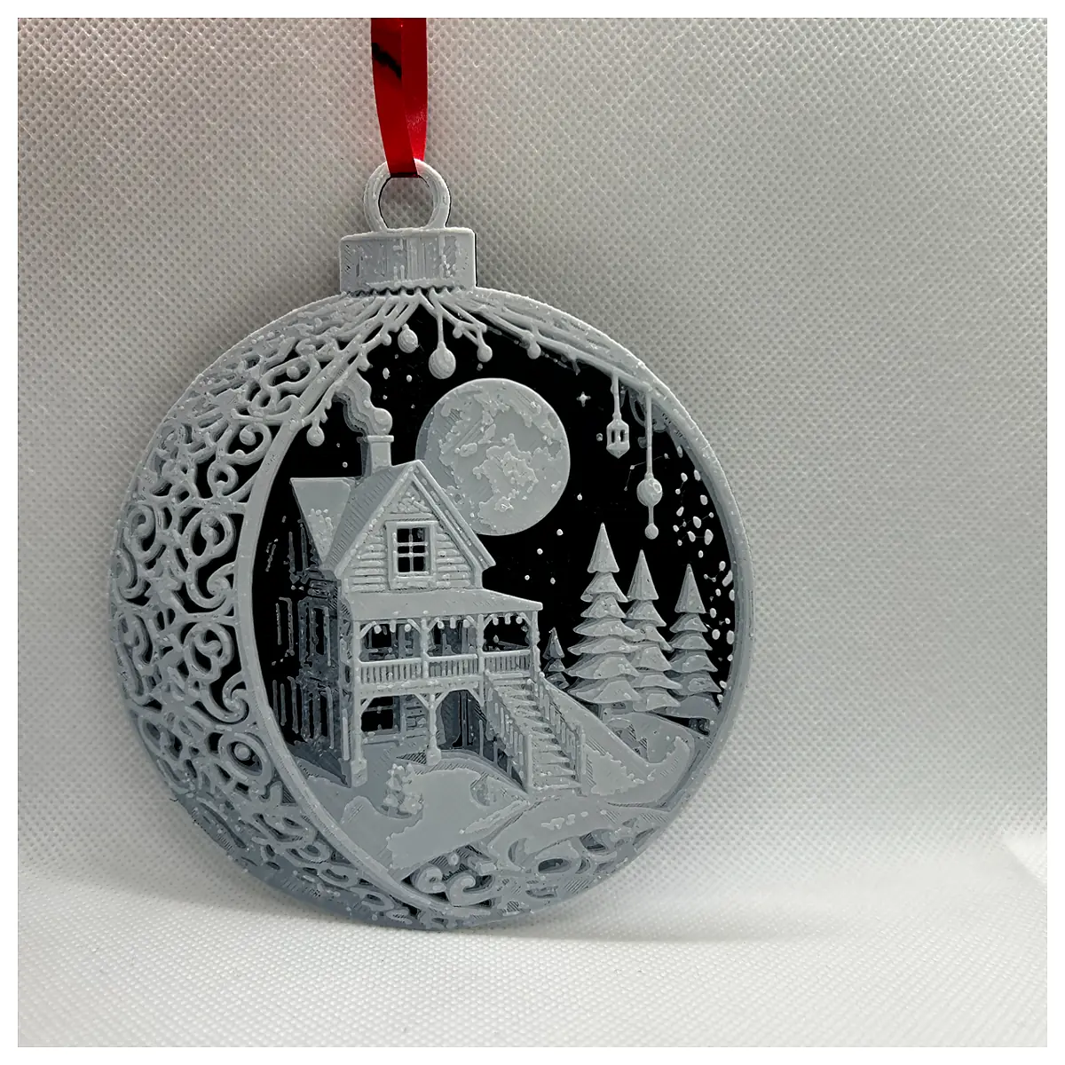 Christmas Bauble Decoration Ornament Sphere Hanging Ornament Festive Decoration Xmas Ball Ornament