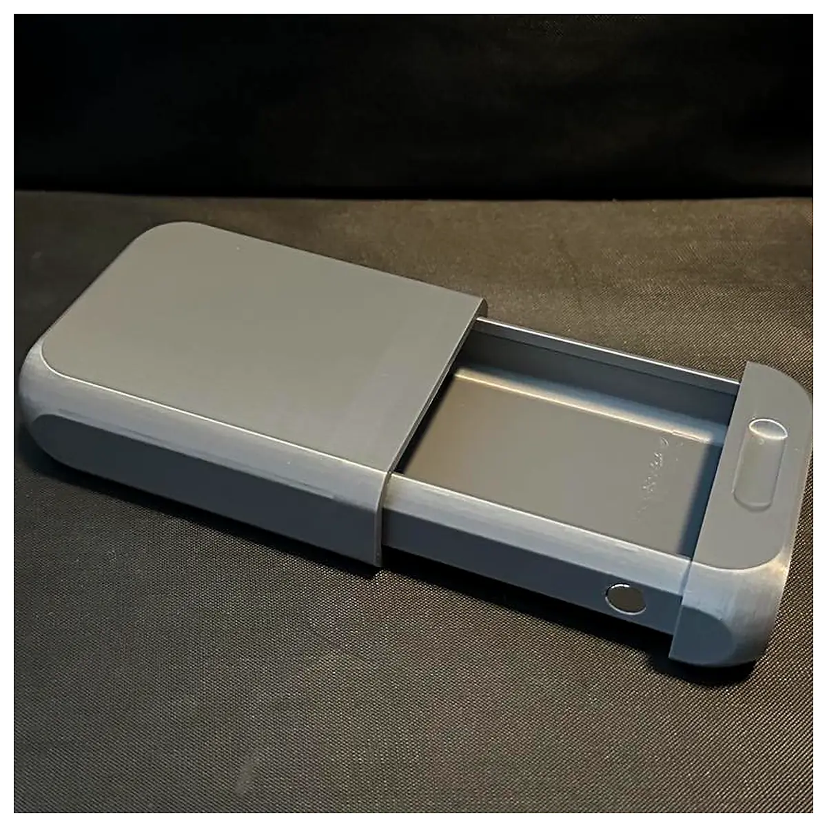 Magnetic Slider Storage Box Crush Proof Mobile Phone Stand Organizer Protective Storage for Phones Electronics Accessories