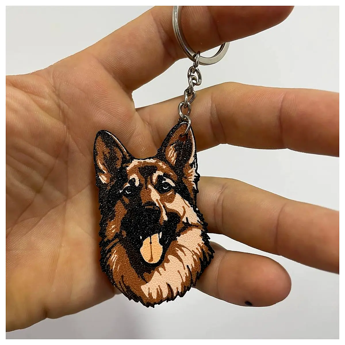 German Shepherd Keychain Dog Memorial Collar Accessories Dog Toys Dog Gifts Pet Decor