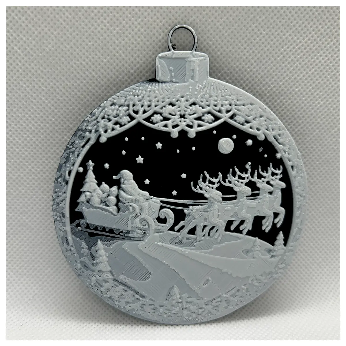 Christmas Bauble Ornament Decoration Sphere Hanging Ornament Festive Decor Parts Accessories Christmas Ornament