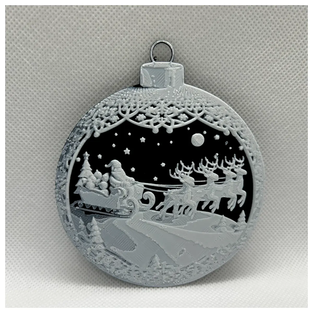 Christmas Bauble Ornament Decoration Sphere Hanging Ornament Festive Decor Parts Accessories Christmas Ornament