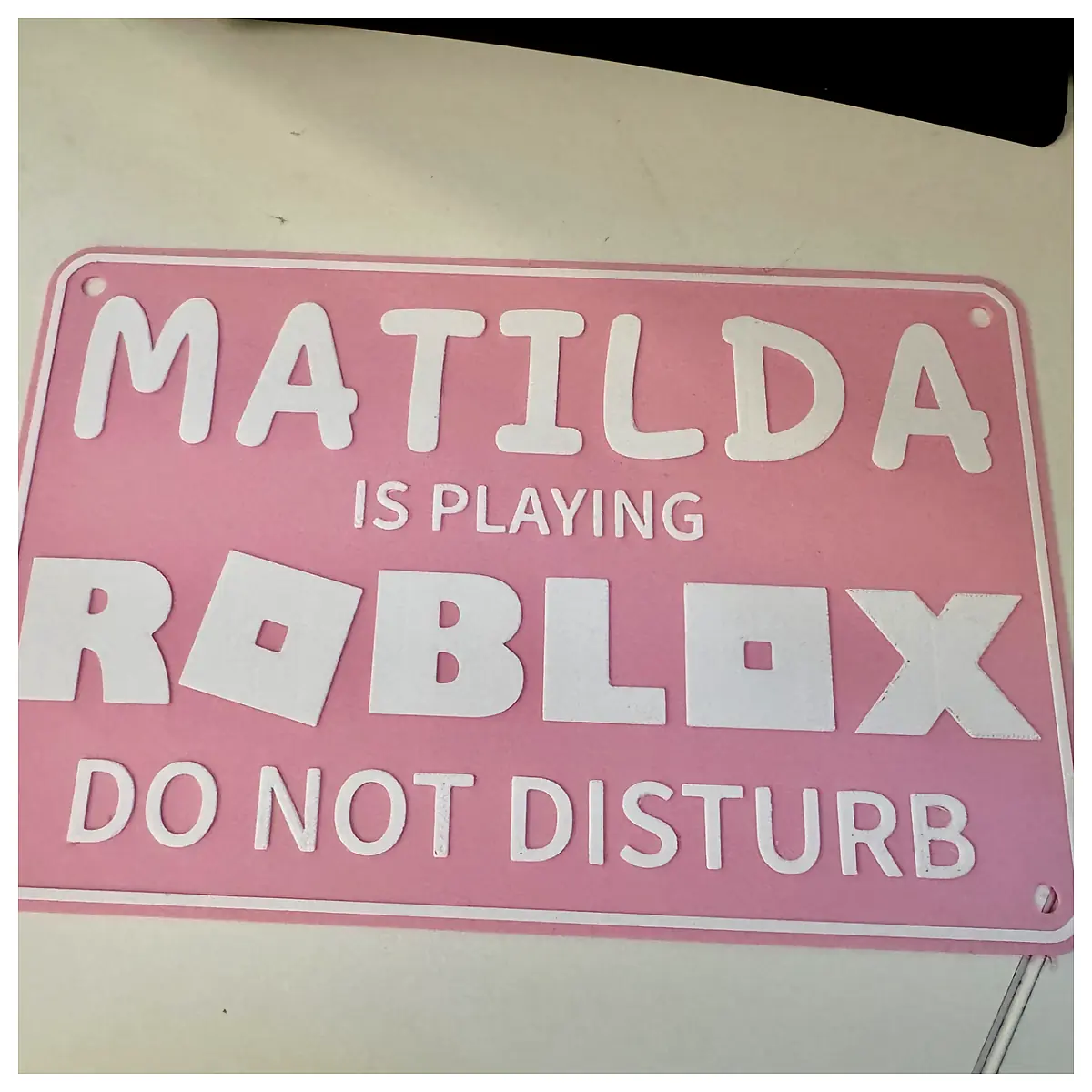 Roblox Sign Editable Name Template Child Custom Avatar Roblox Roleplay Toy Decoration