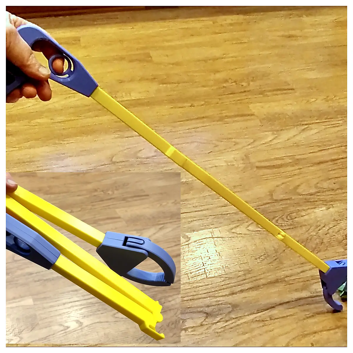Folding Grabber Trash Picker Extendable Waste Reacher Multi Tool Cleaning Picker Garbage Collector